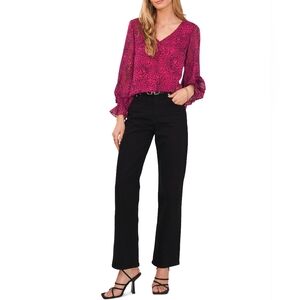 Vince Camuto- Leopard Print Blouse